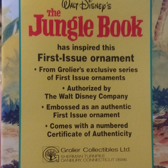 Vintage 1996 Disney's Mowgli Christmas Ornament - Picture 4 of 4